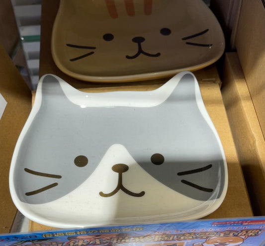 Cat Face Plates (medium size) 🐈❤️